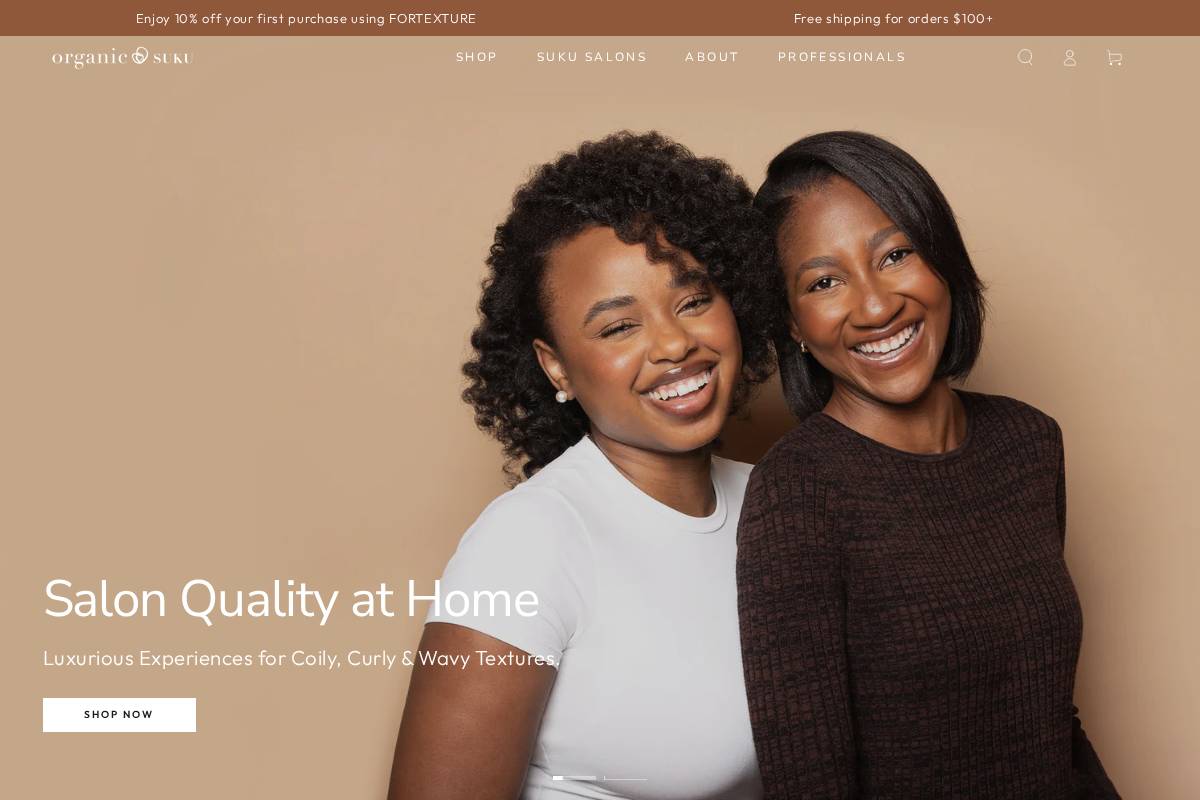 organicsuku.com homepage screenshot