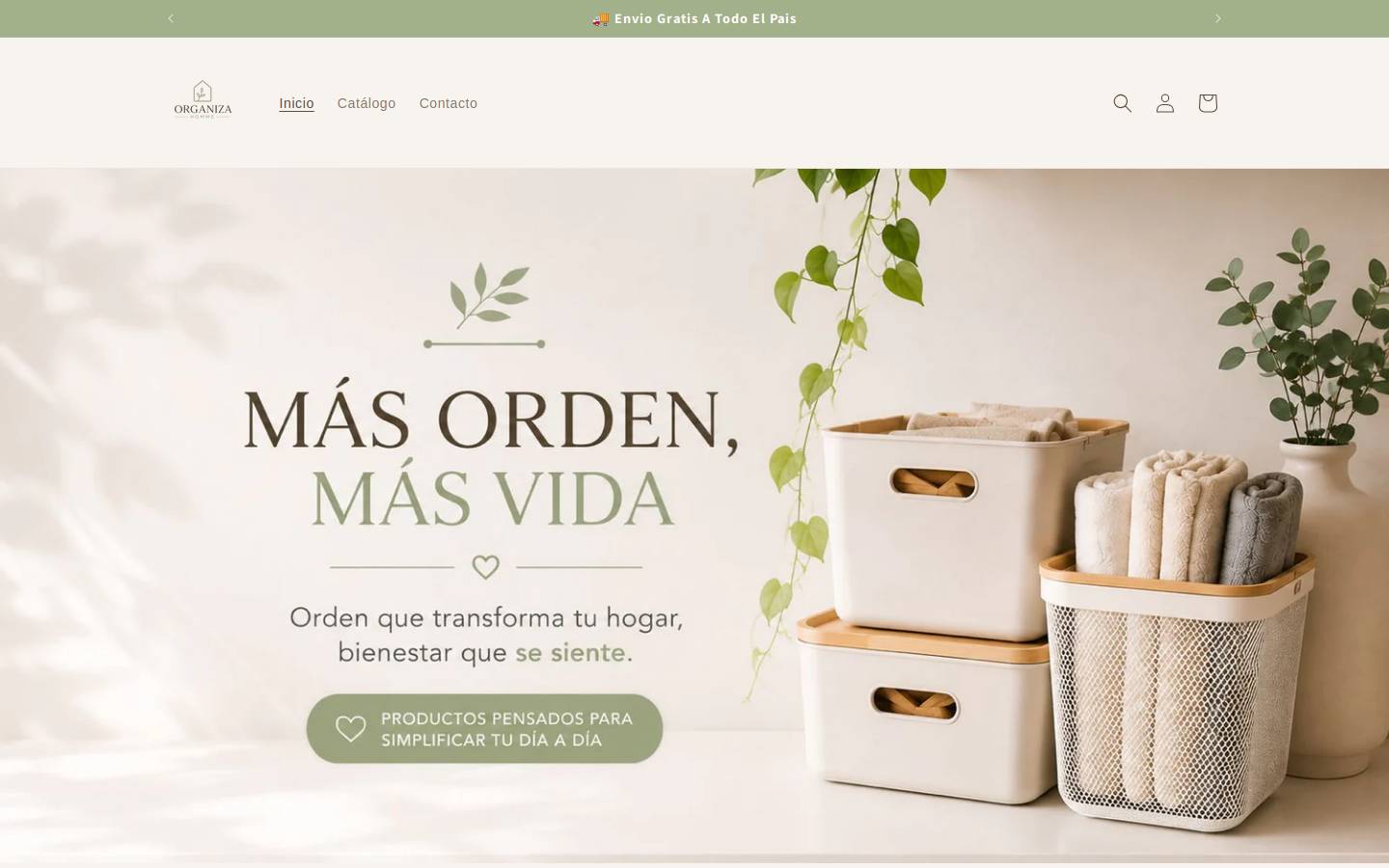 organizahomme.com homepage screenshot