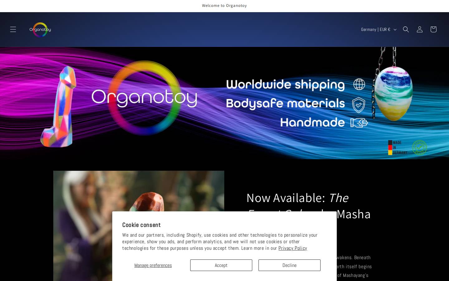 organotoy.de homepage screenshot