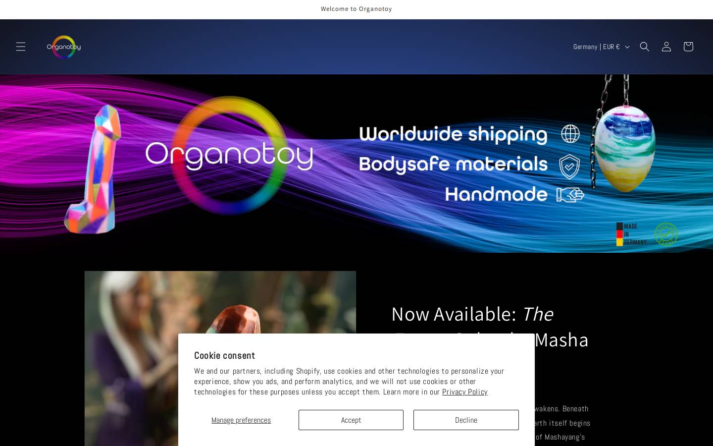 organotoys.de homepage screenshot