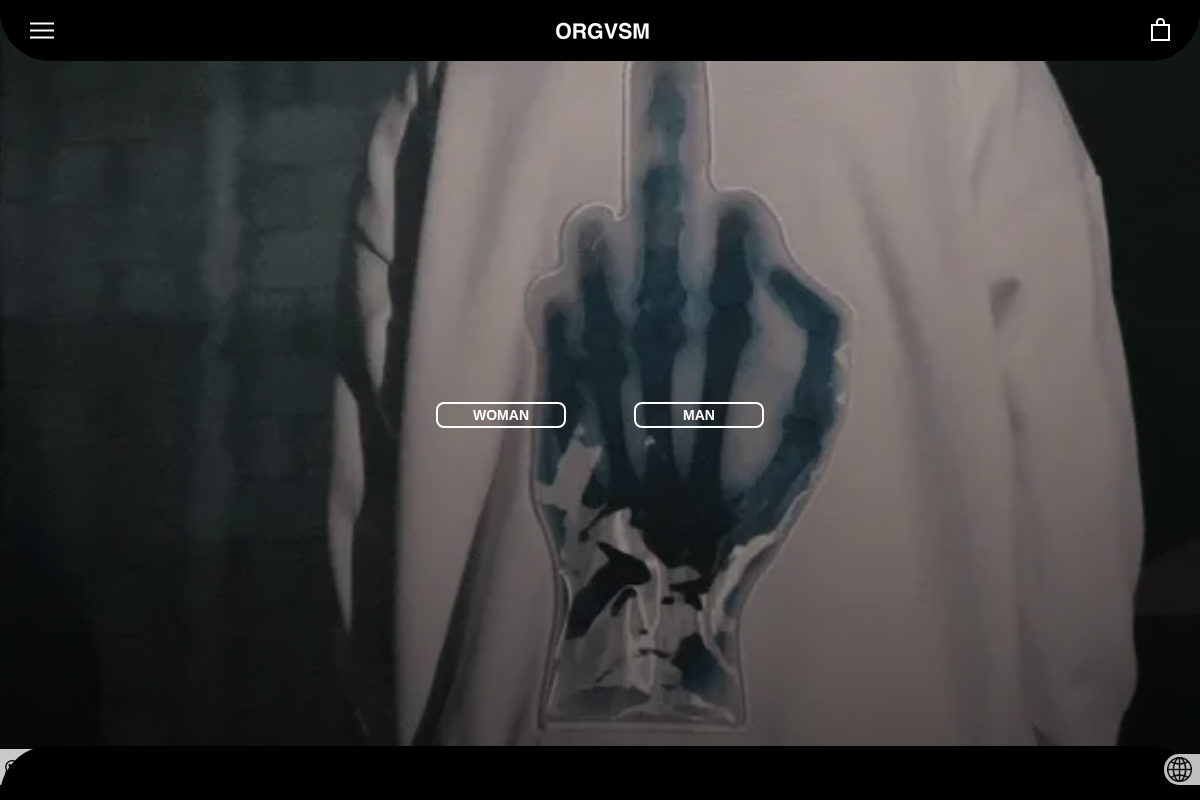 Orgvsm homepage screenshot