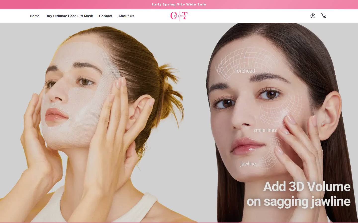 oriandtessa.com homepage screenshot