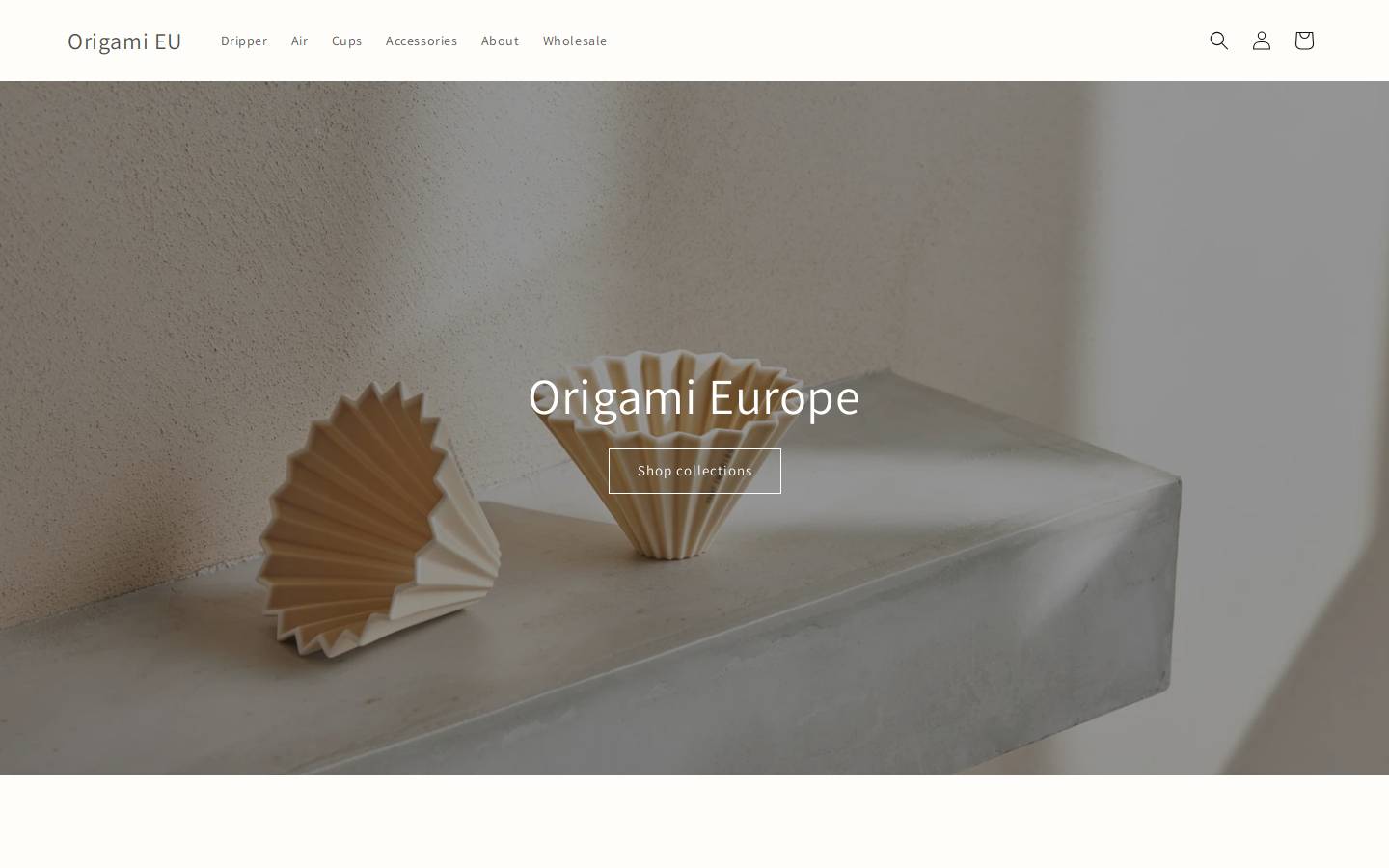 origami-eu.com homepage screenshot