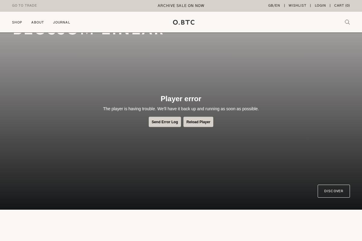 Original BTC homepage screenshot