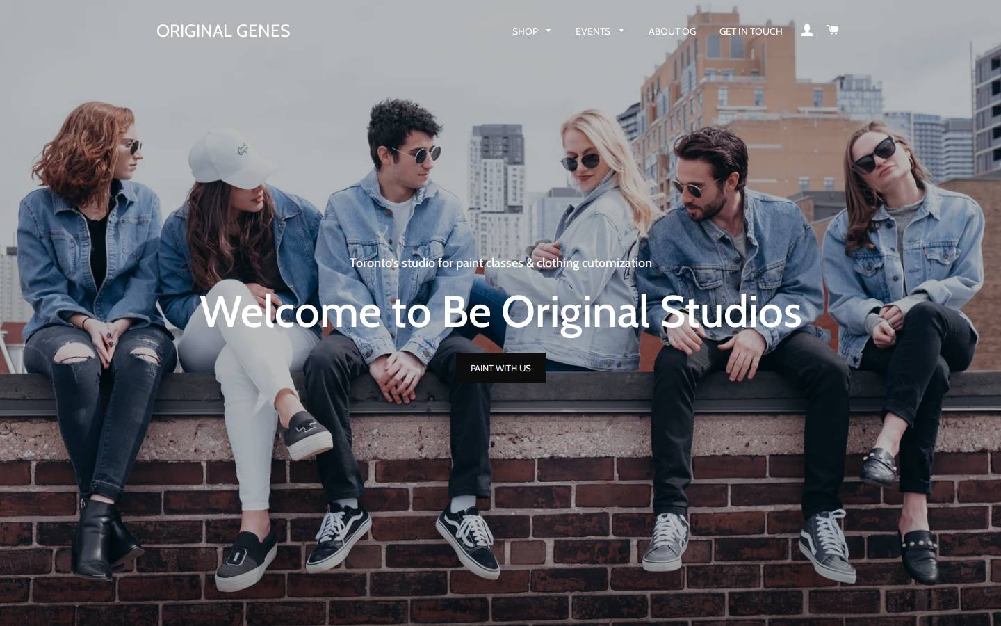 originalgenes.ca homepage screenshot