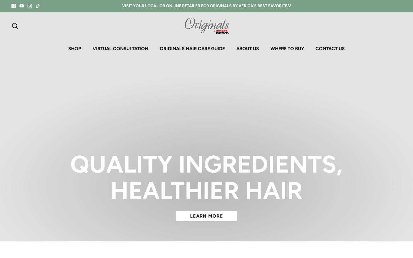 originalsbyafricasbest.org homepage screenshot