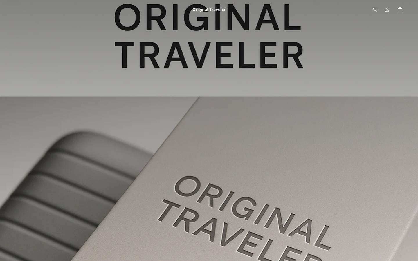 originaltraveler.com homepage screenshot