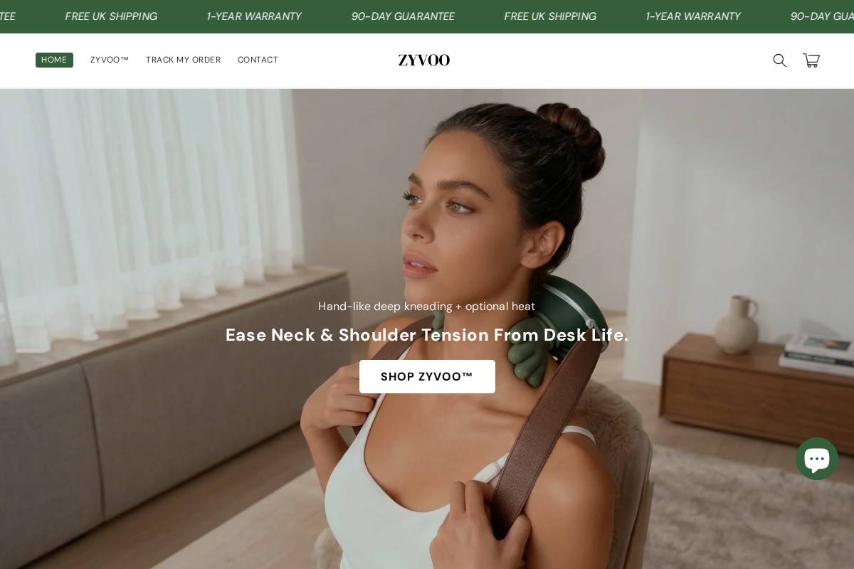 originalzyvoo.com homepage screenshot