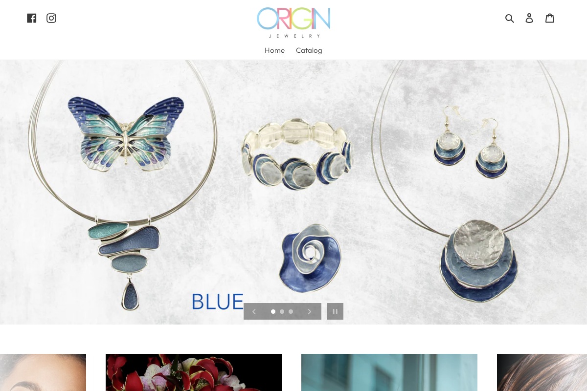 originjewelry homepage screenshot
