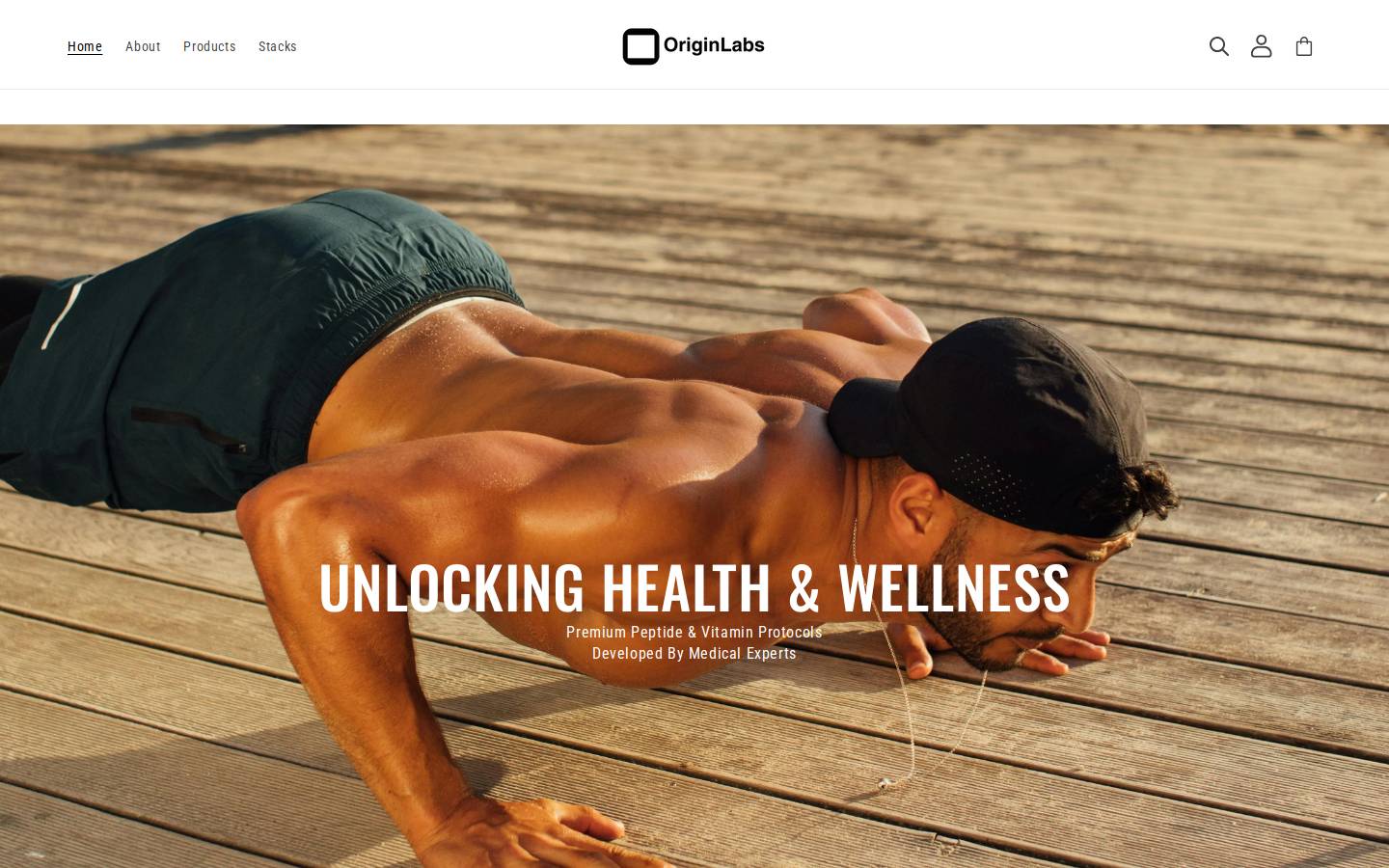 originlabs.co.za homepage screenshot