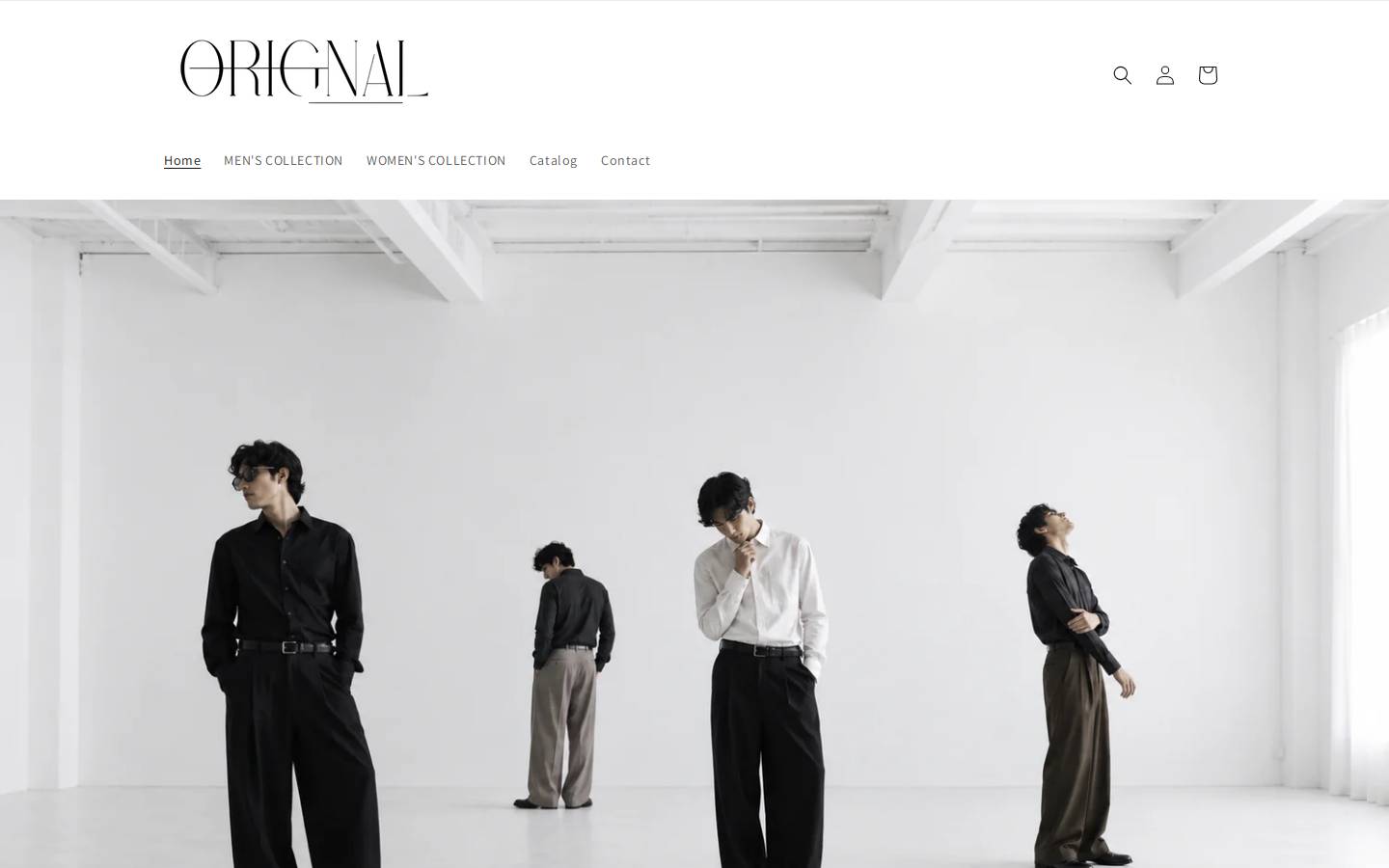 orignal.shop homepage screenshot