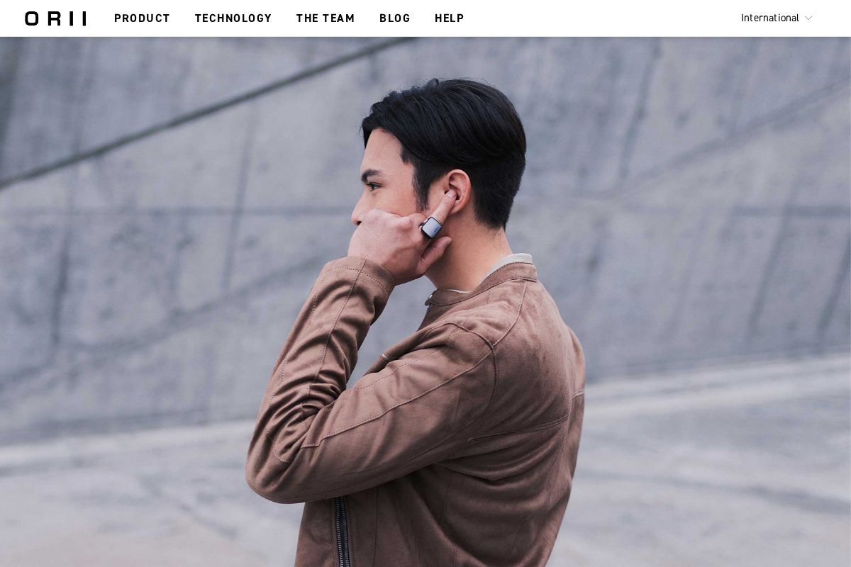 ORII homepage screenshot