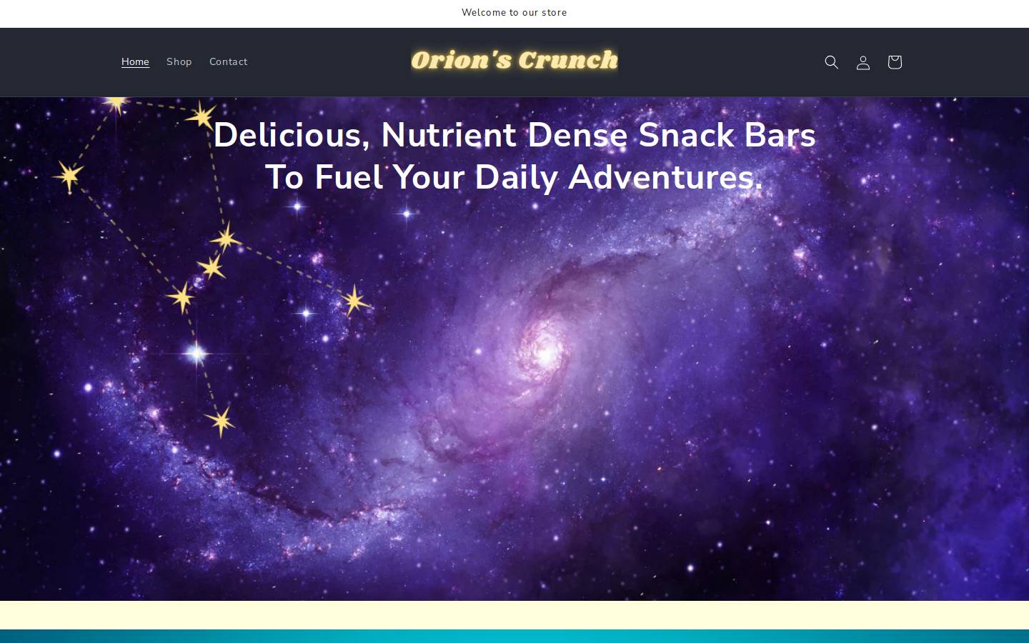 orionscrunch.com homepage screenshot