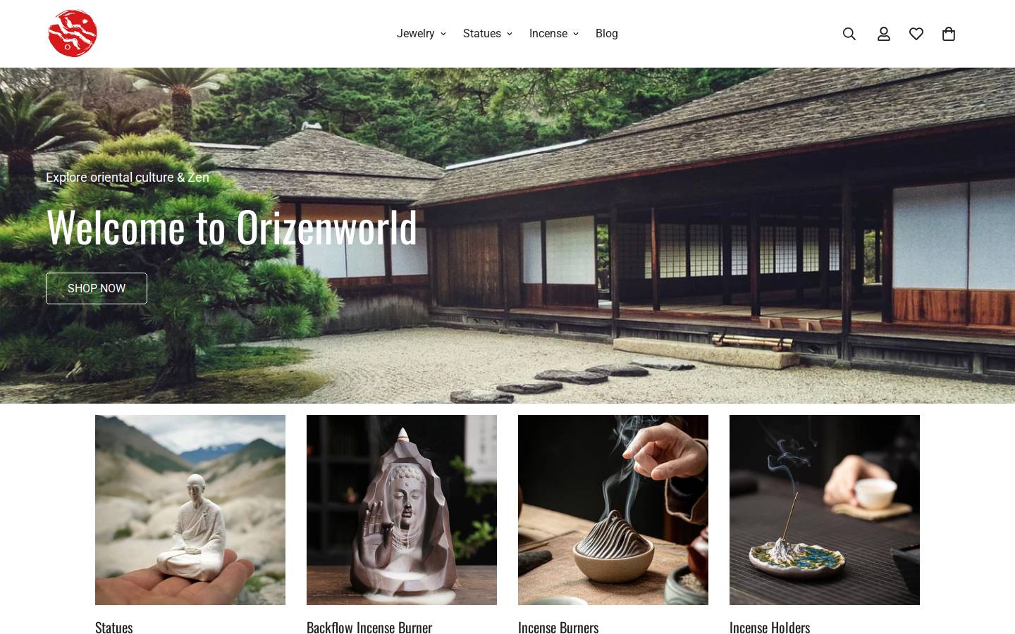 orizenworld.com homepage screenshot