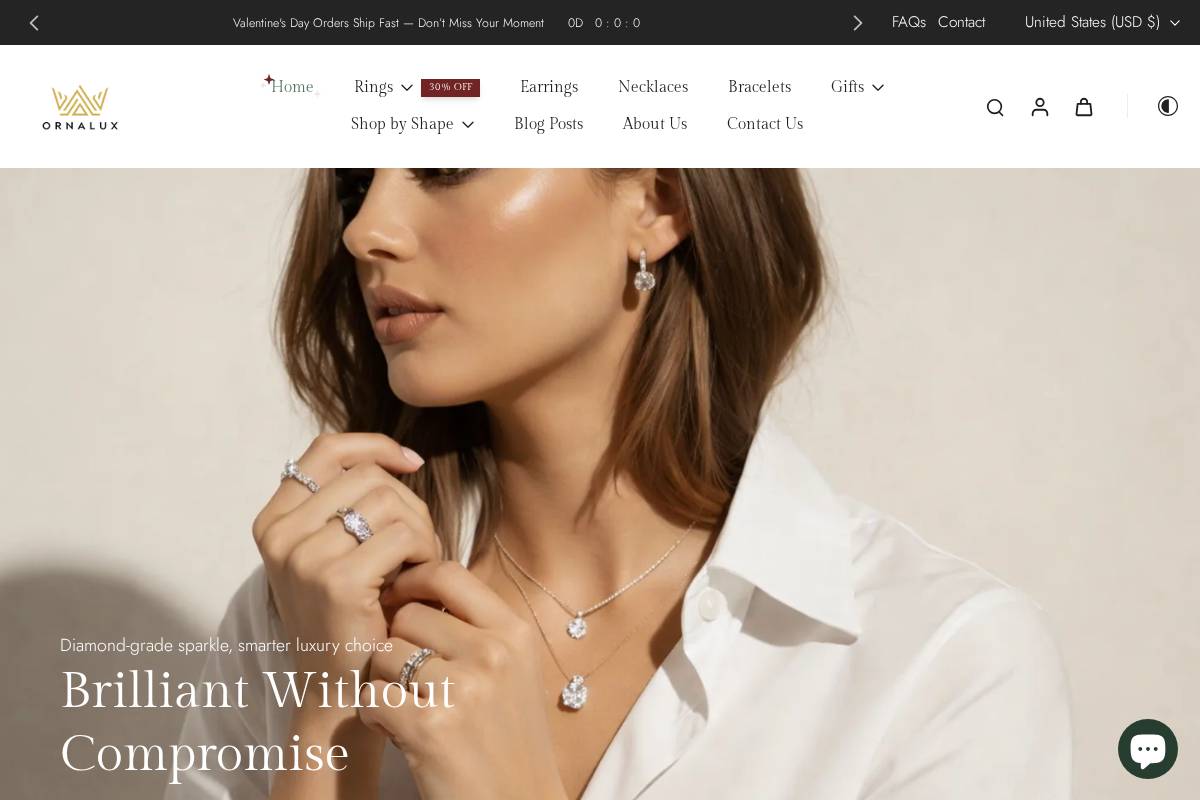 orna-lux.com homepage screenshot