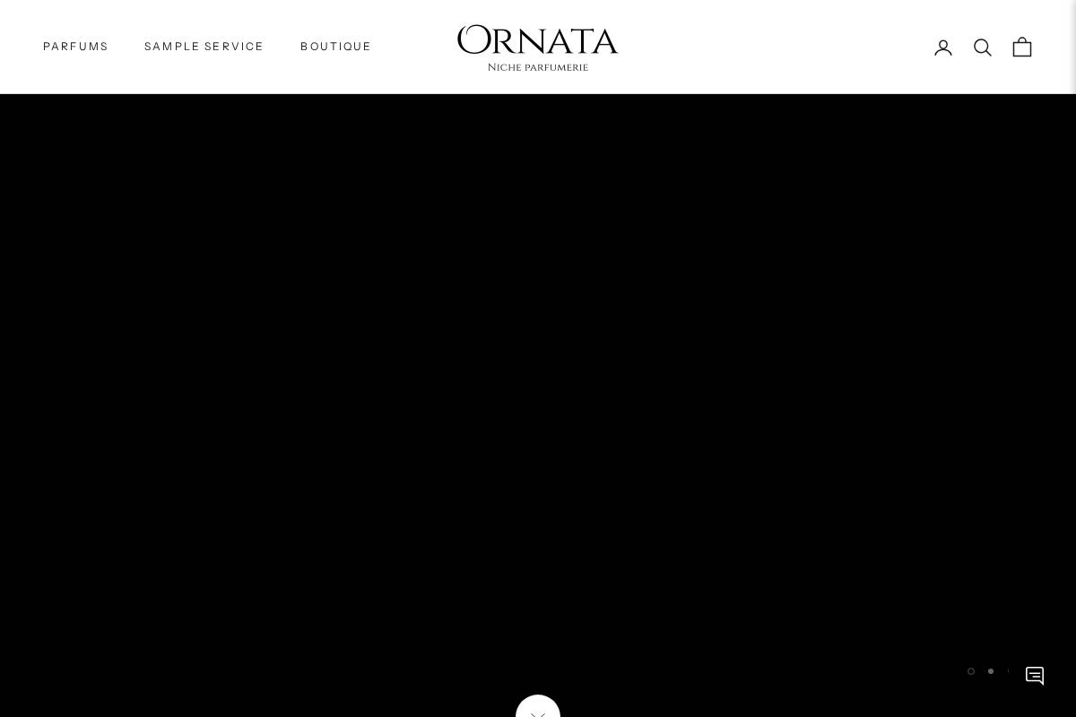 Ornata homepage screenshot