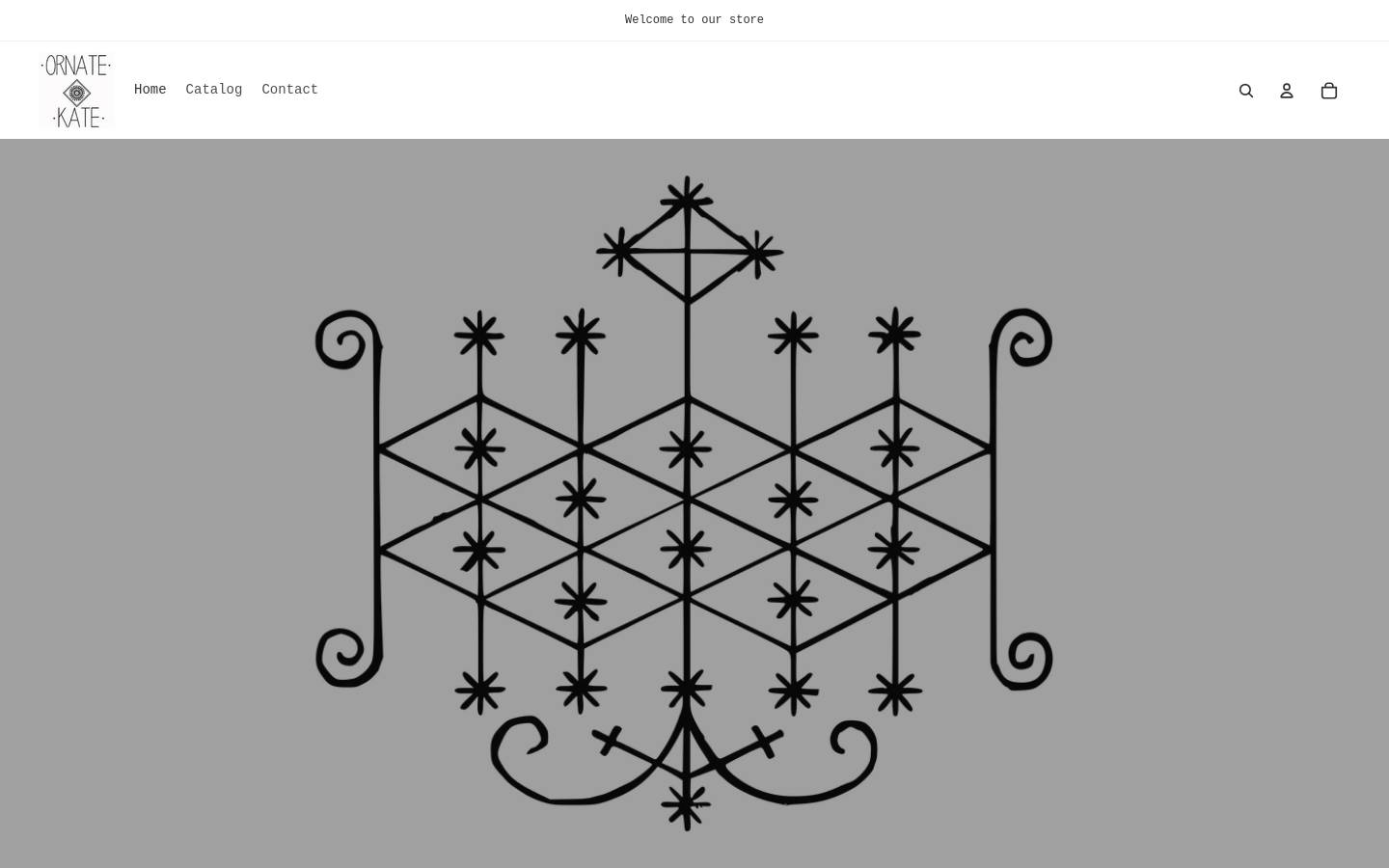 ornatekate.com homepage screenshot
