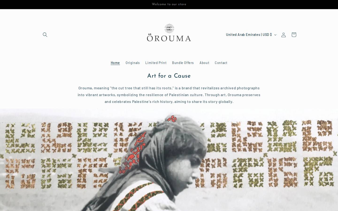 orouma.com homepage screenshot