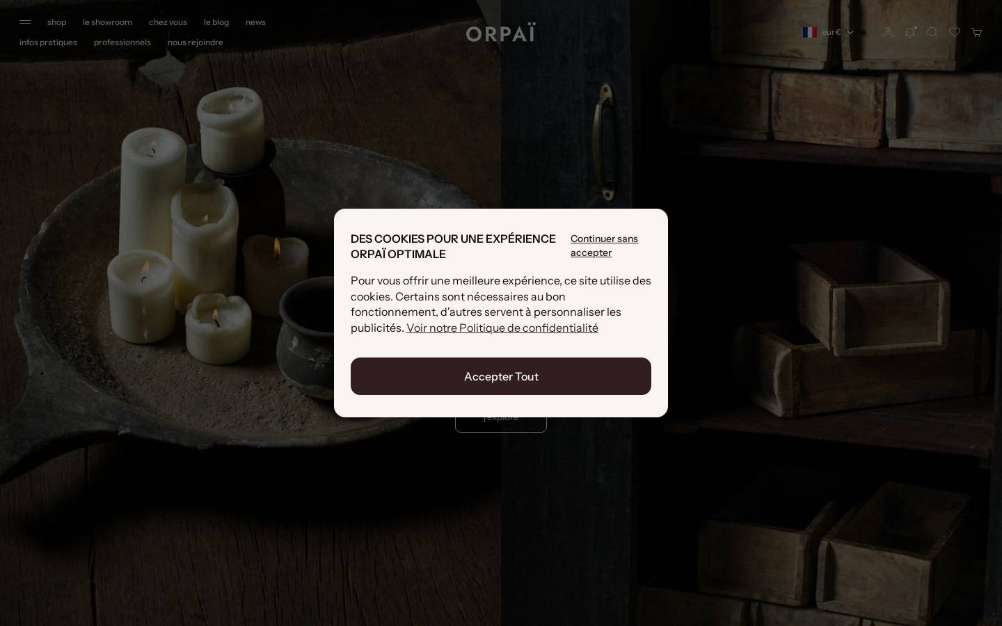 Orpai Studio homepage screenshot