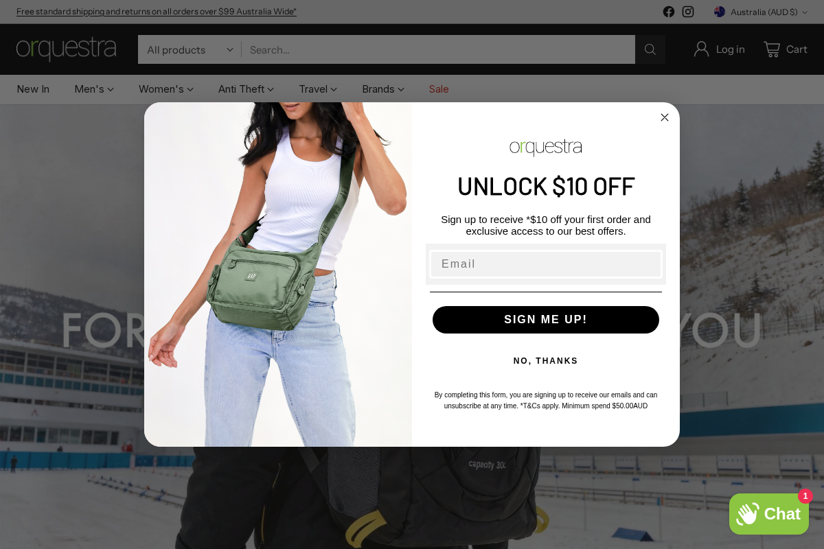 Orquestra homepage screenshot