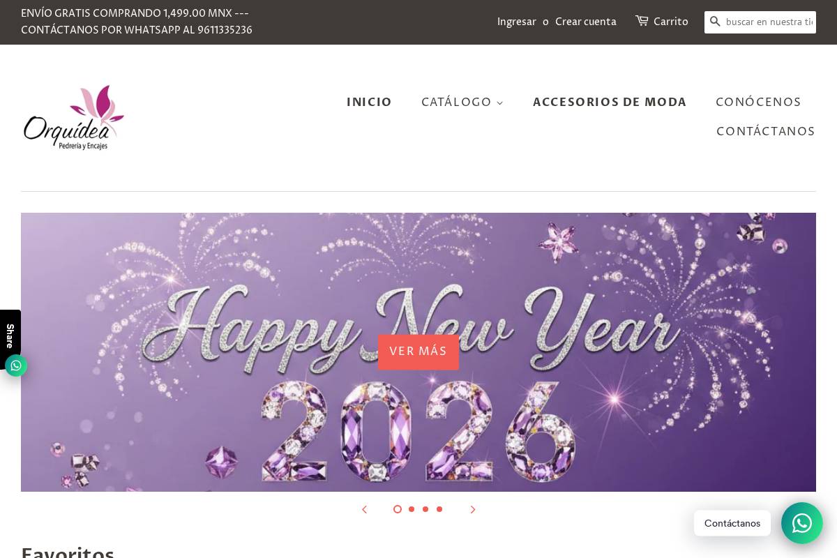 orquideamx.com homepage screenshot