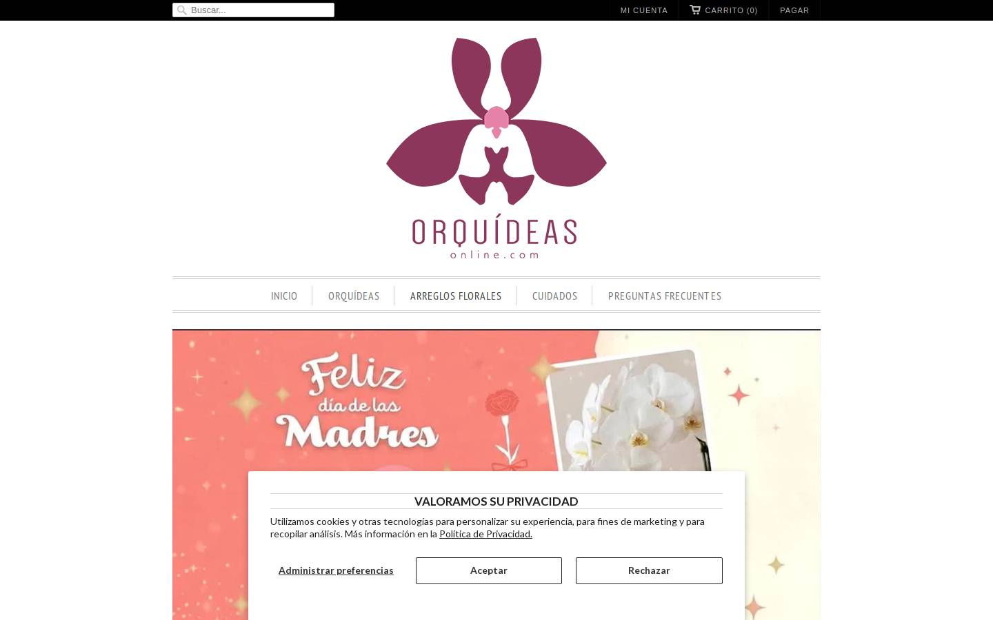 orquideasonline.com homepage screenshot