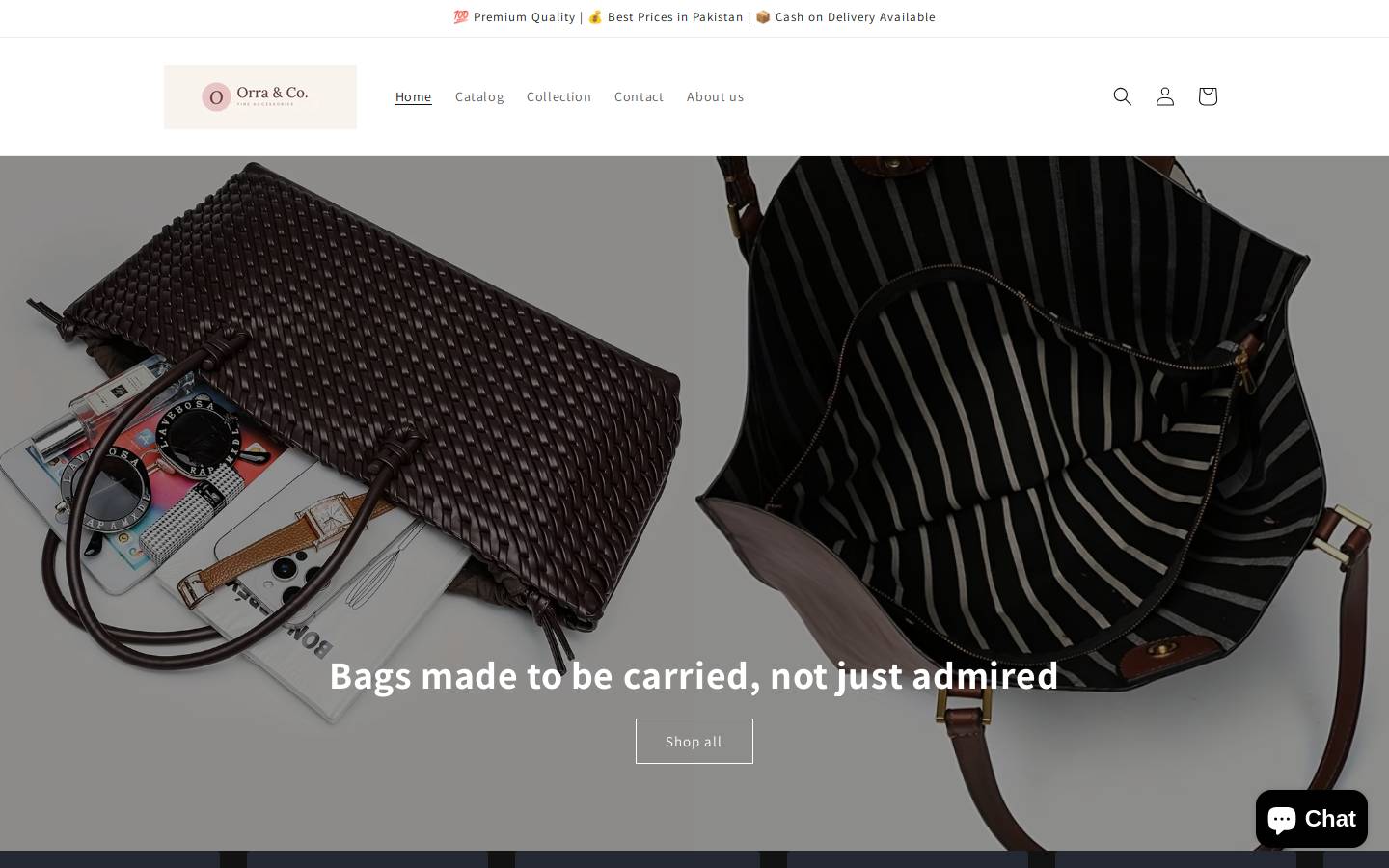 orraco.co homepage screenshot