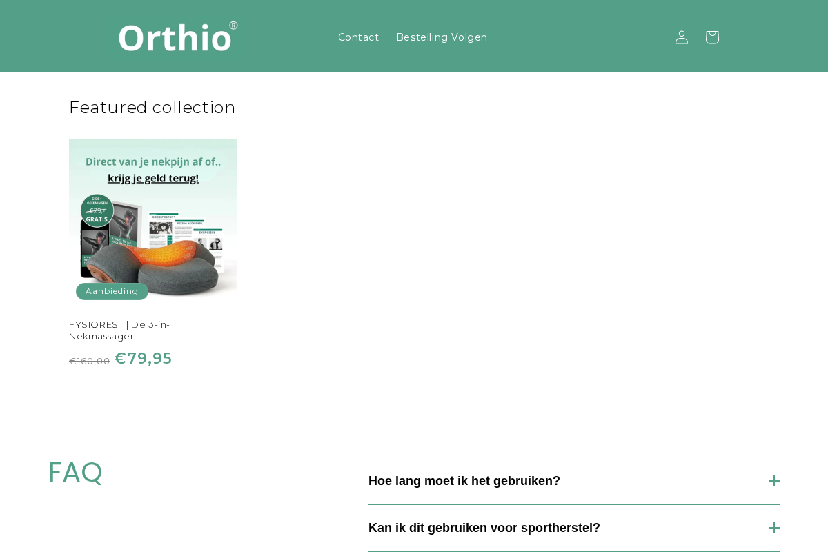 ORTHIO homepage screenshot