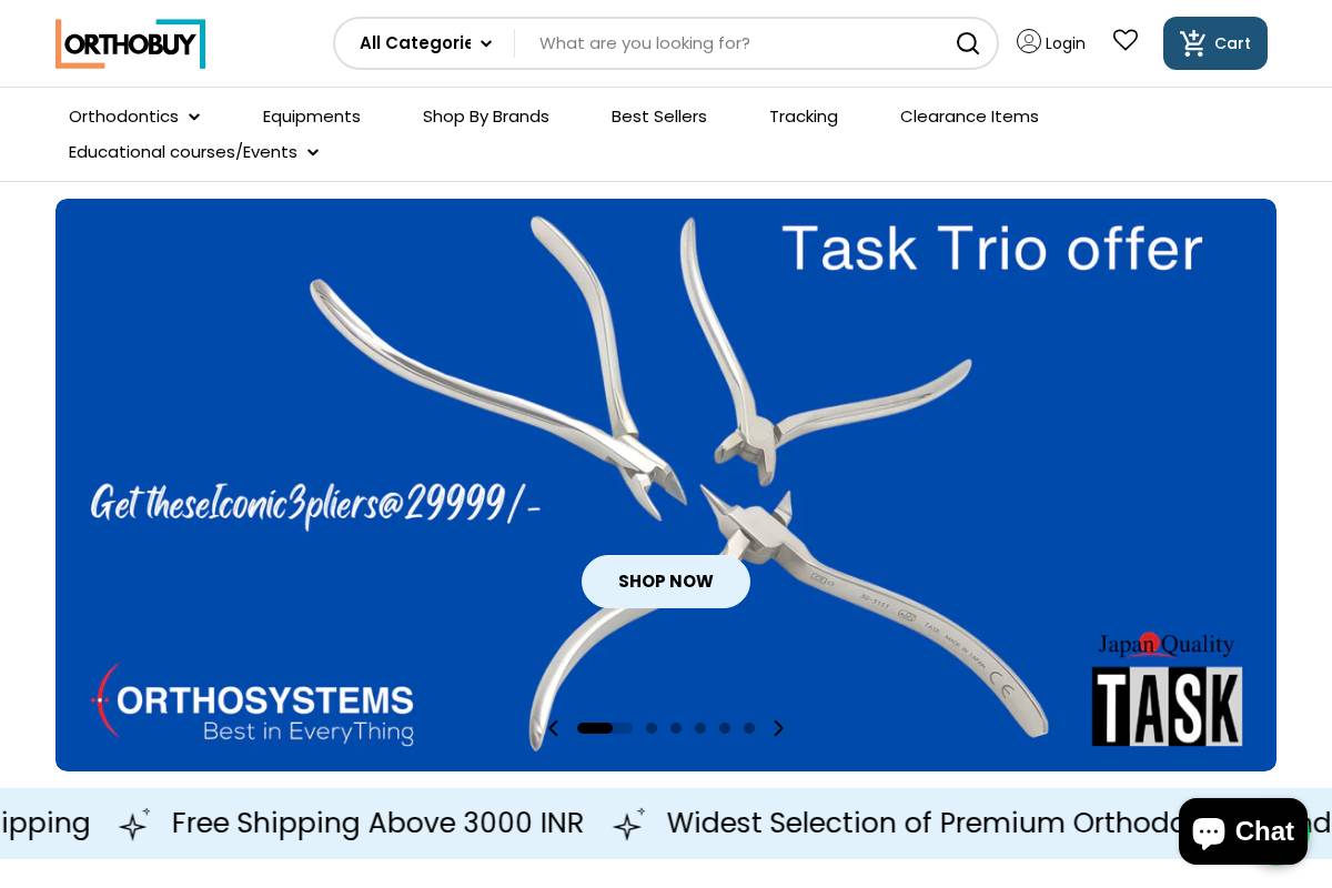 orthobuy.in homepage screenshot