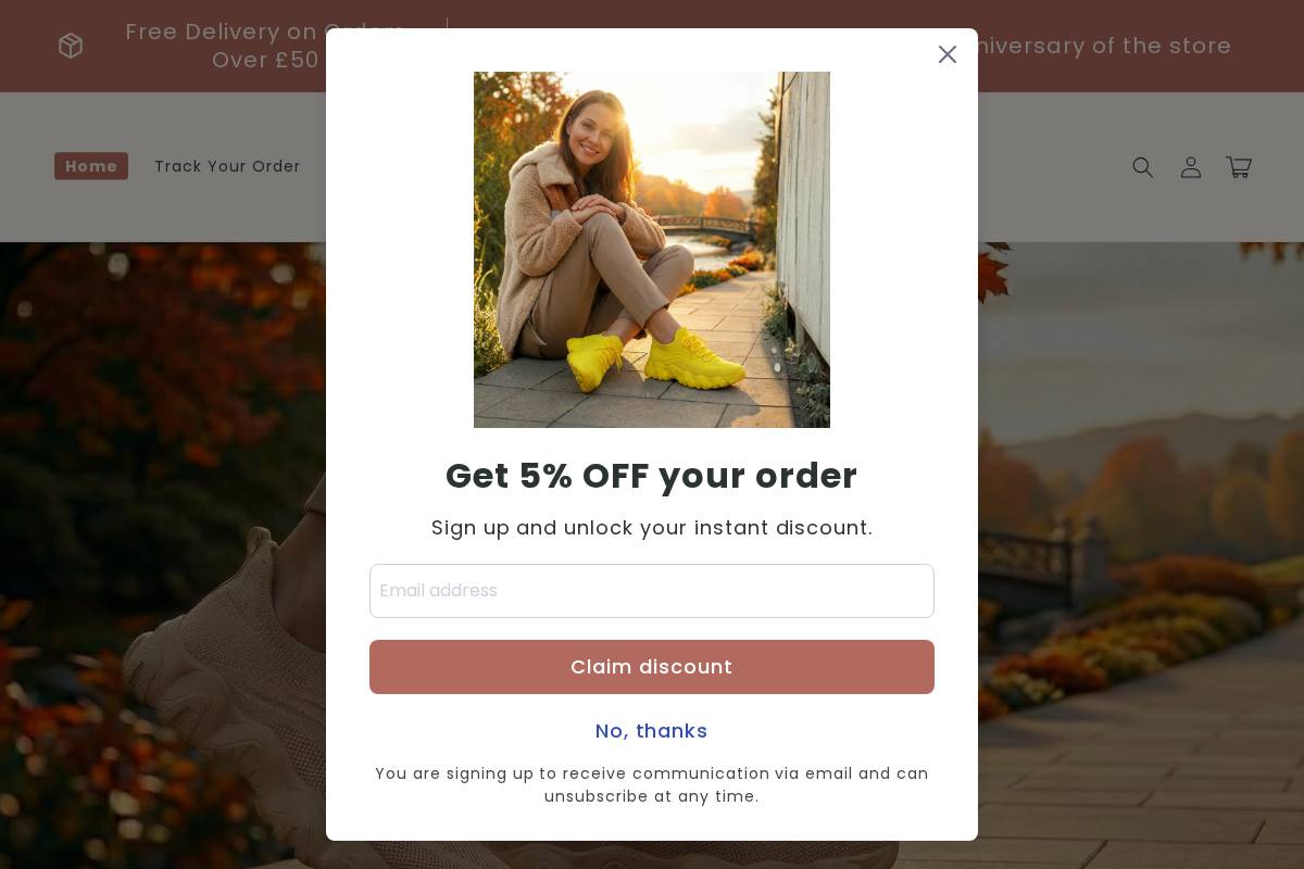 ortholuxefootwear.com homepage screenshot
