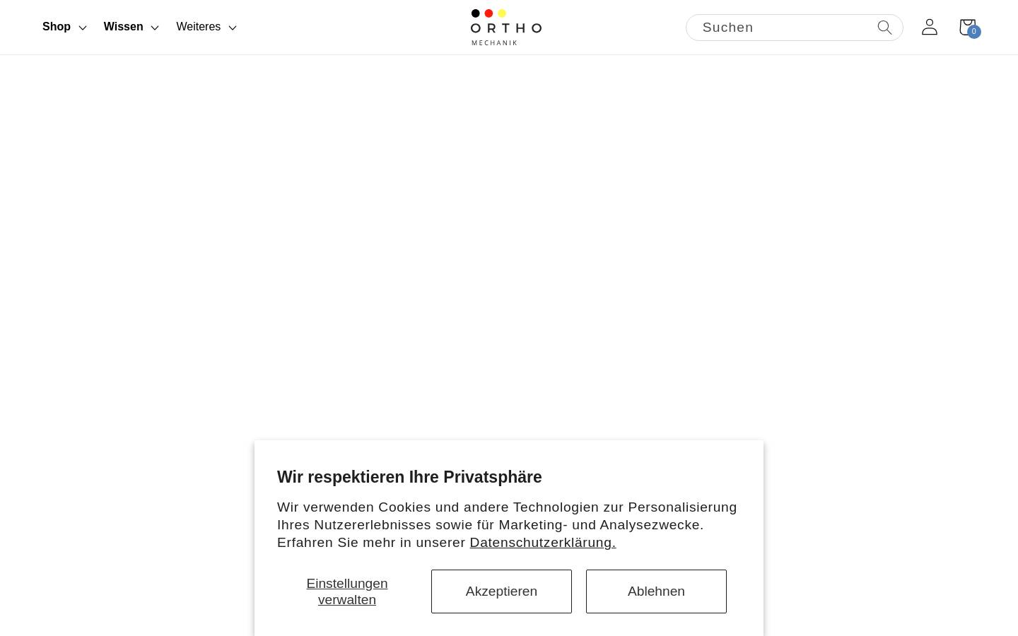 Orthomechanik homepage screenshot