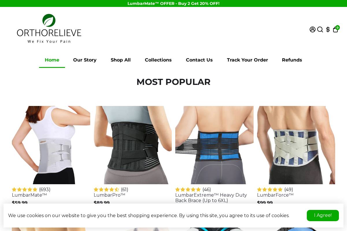 Orthorelieve homepage screenshot