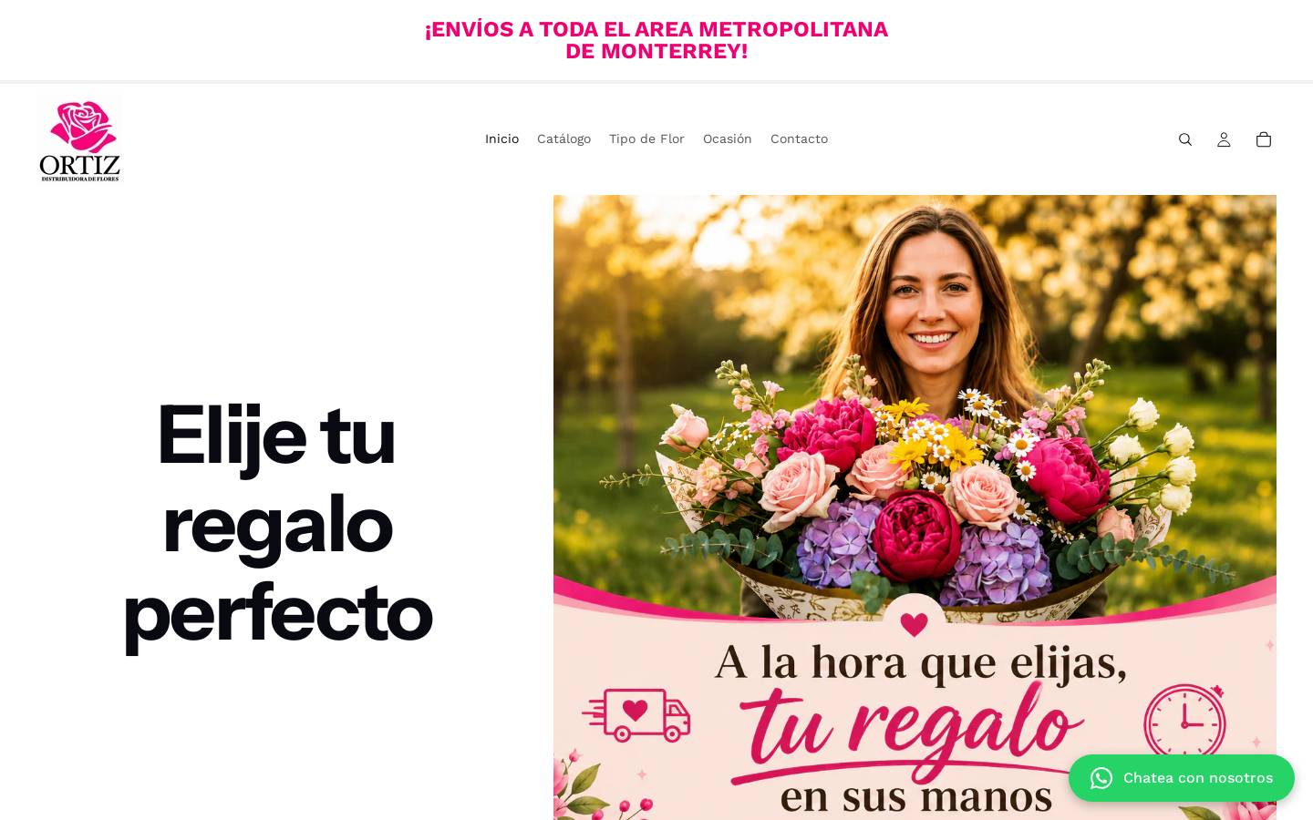 ortizflores.com homepage screenshot