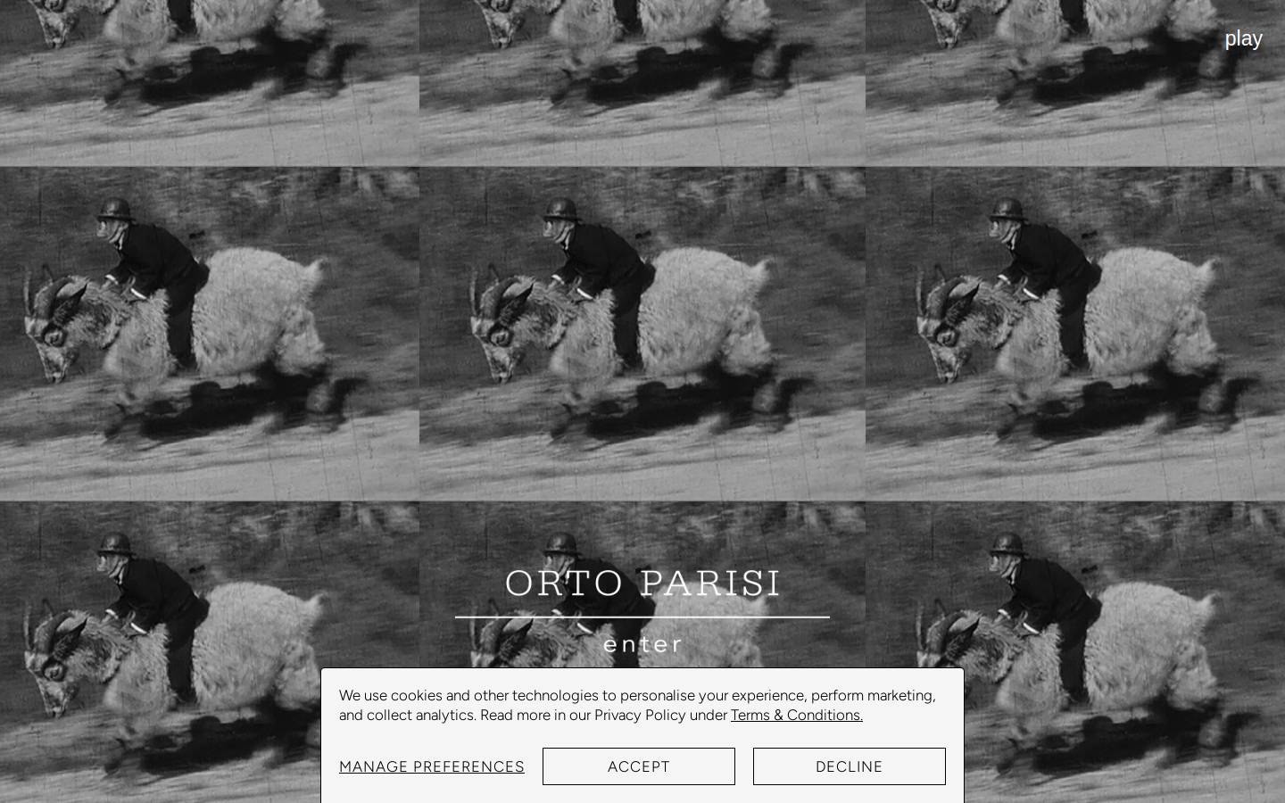 ortoparisi.com homepage screenshot