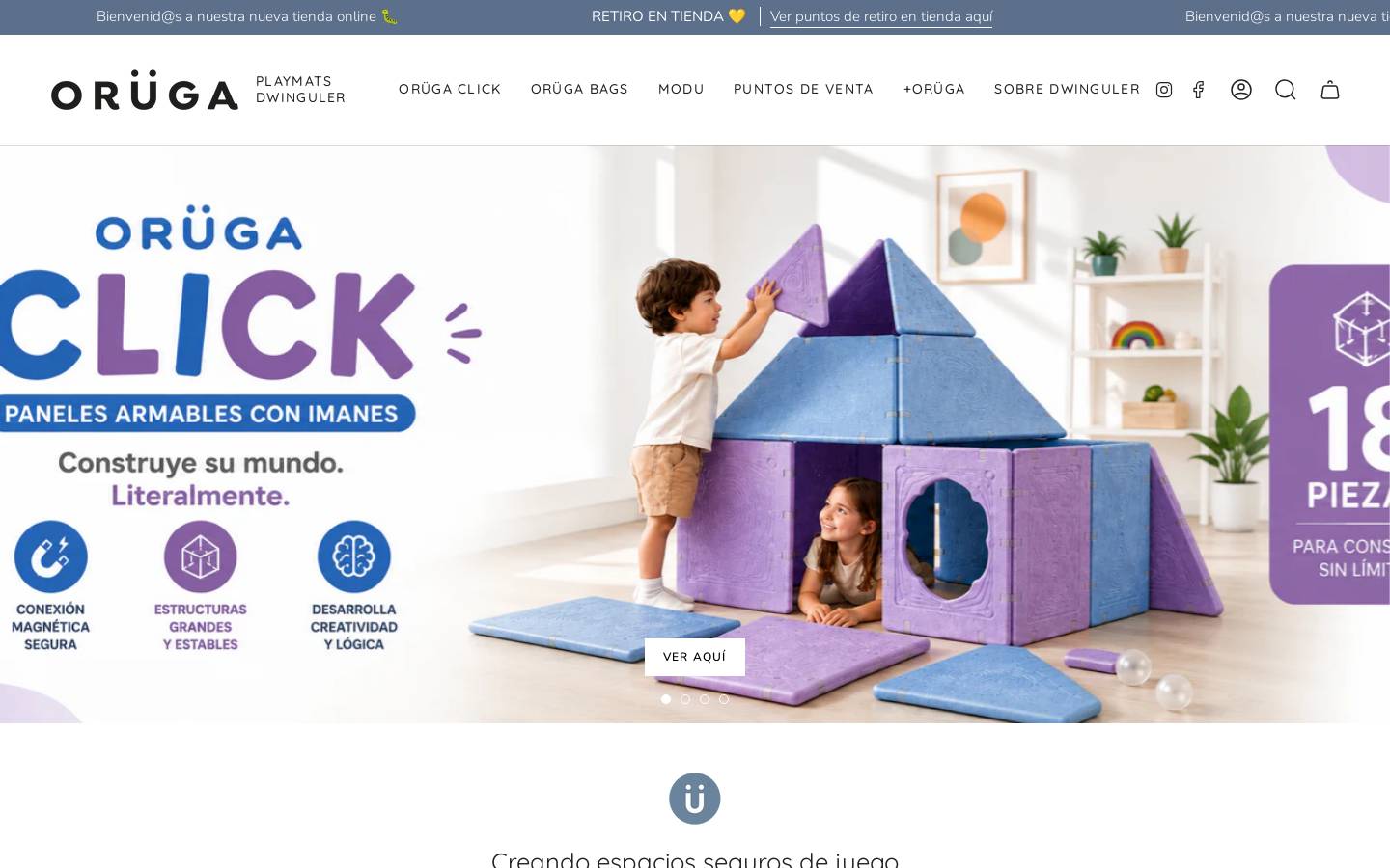 orugakids.com homepage screenshot