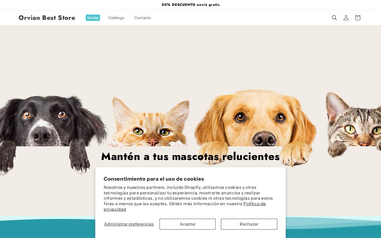 orvianbeststore.net homepage screenshot