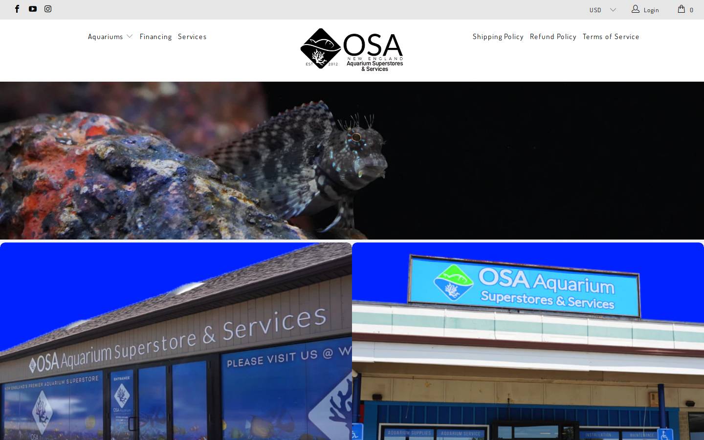 osa-choices.com homepage screenshot