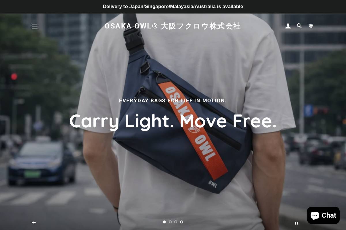 osakaowl.com homepage screenshot