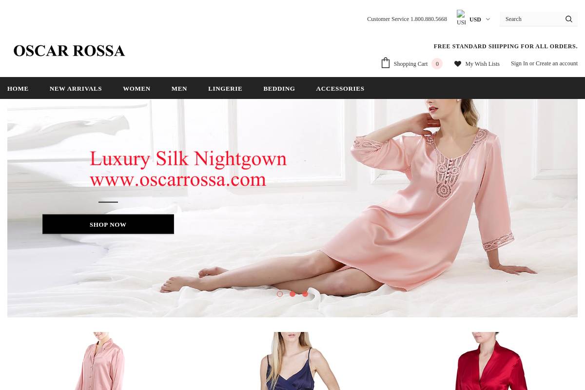 oscarrossa.com homepage screenshot