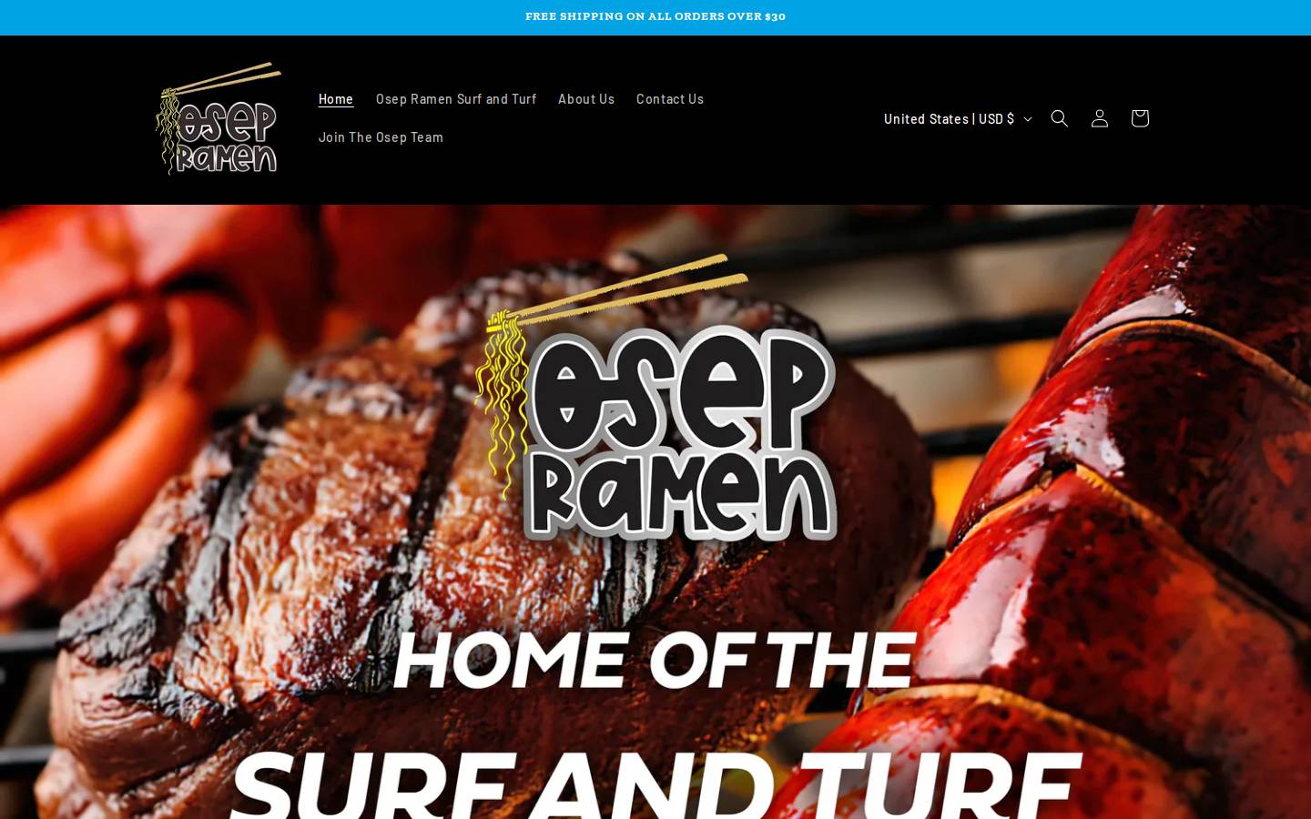 osepramen.com homepage screenshot