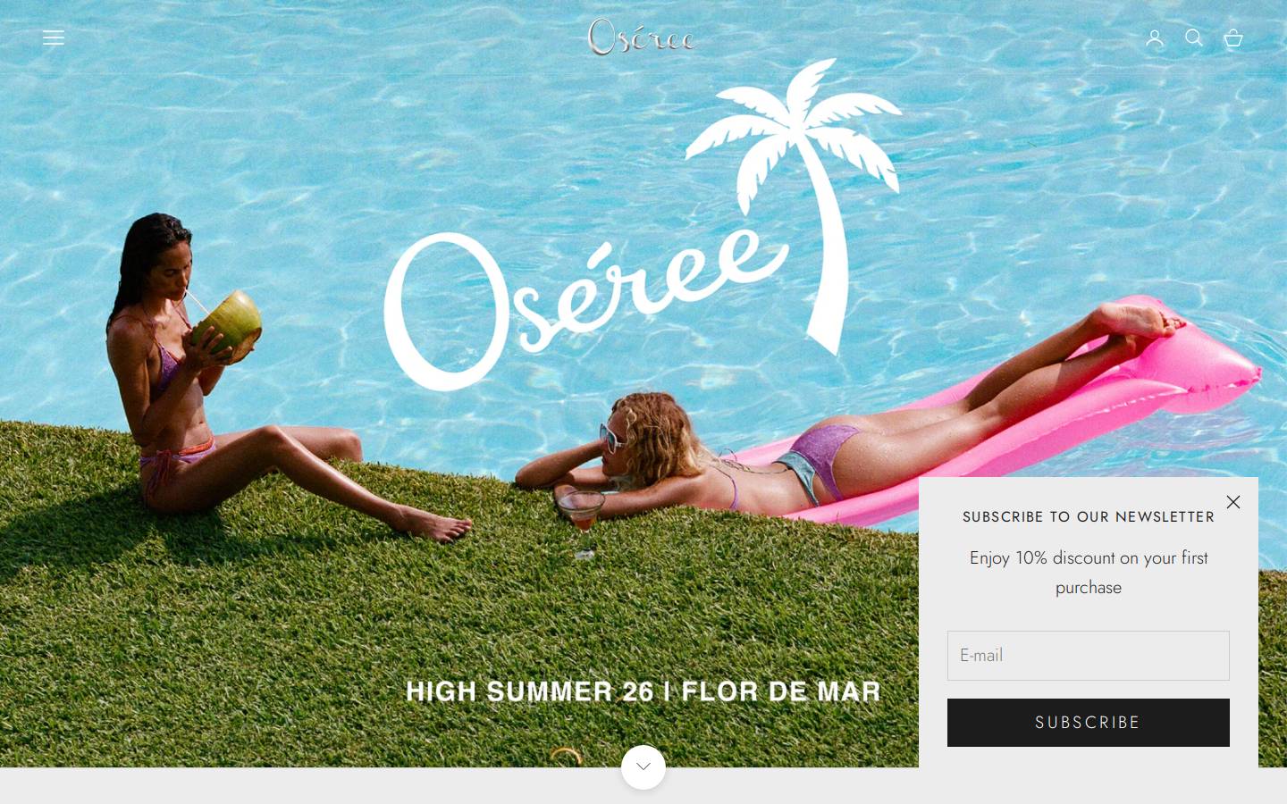 oseree.com homepage screenshot