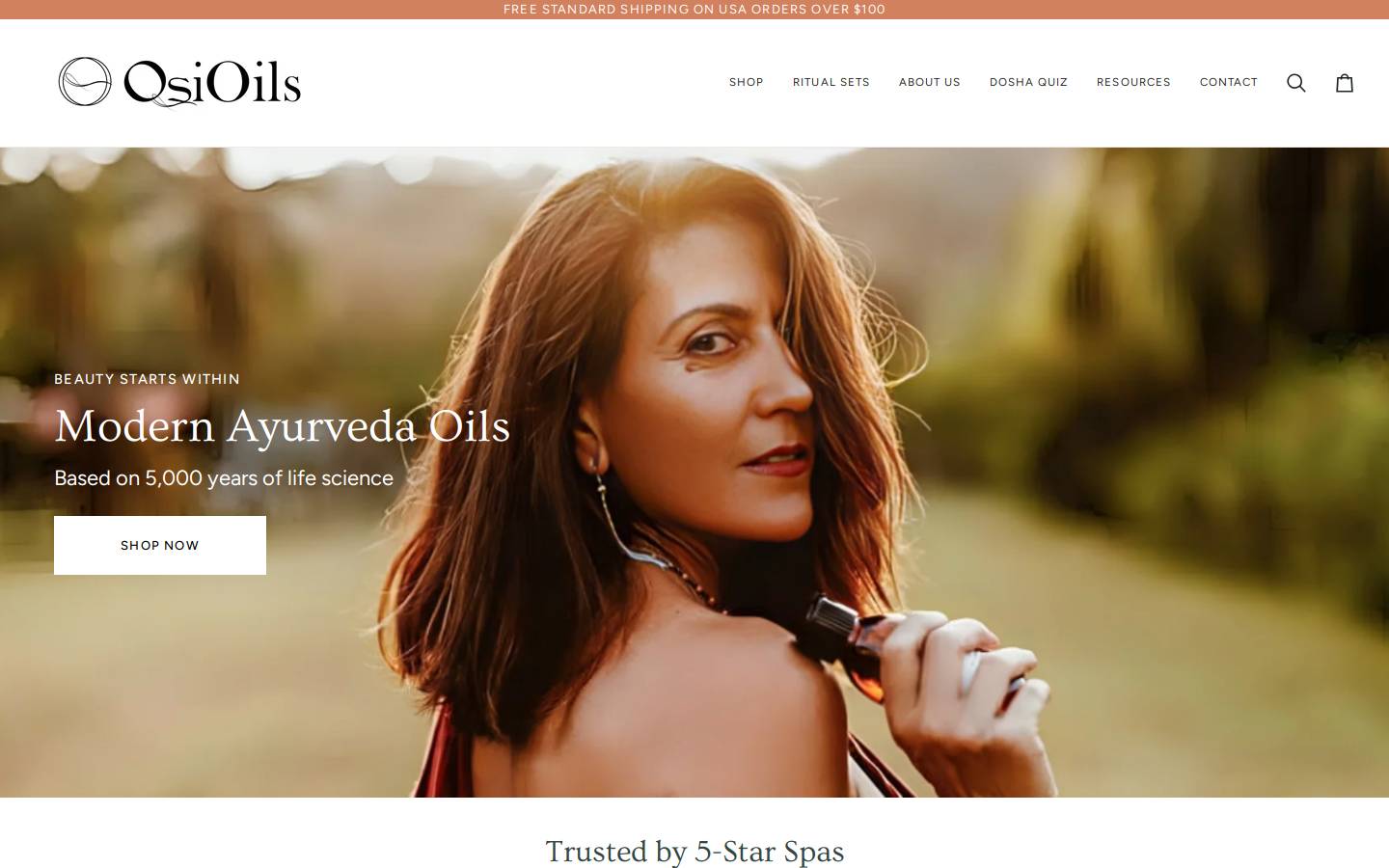 osioils.com homepage screenshot