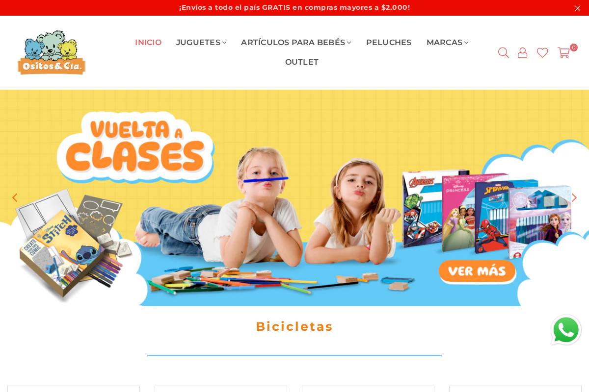 ositosycia.com homepage screenshot