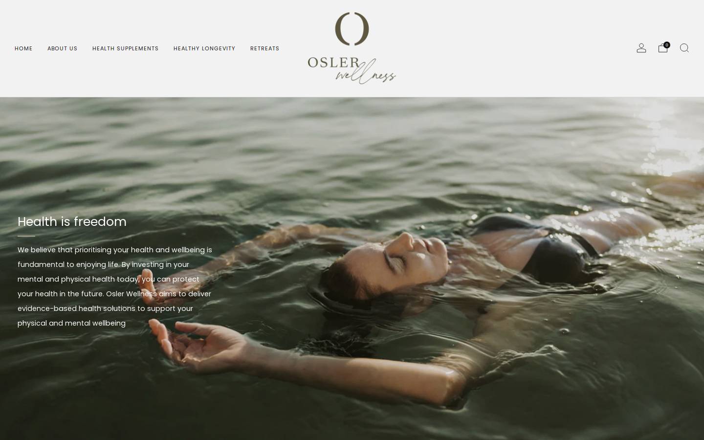 osler-wellness.com homepage screenshot