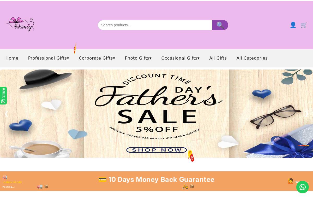 Osmly homepage screenshot