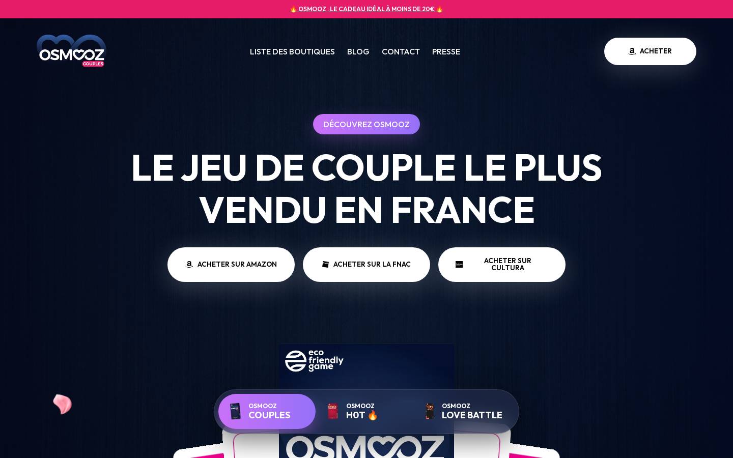 osmooz.fr homepage screenshot