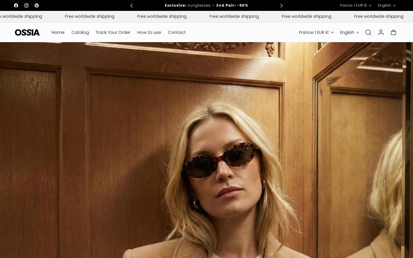 Ossiacare homepage screenshot