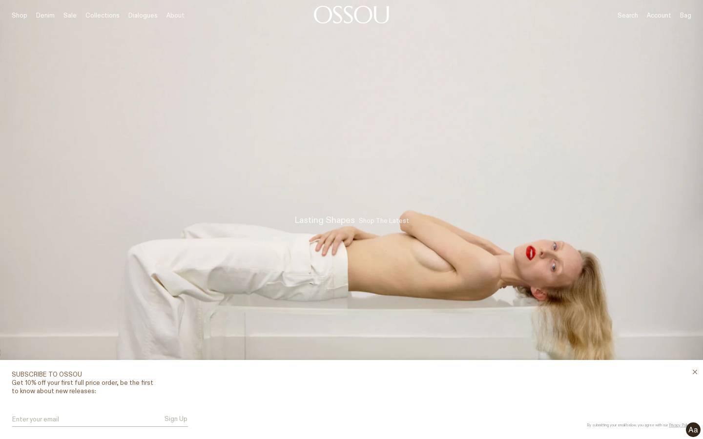 ossou.com homepage screenshot