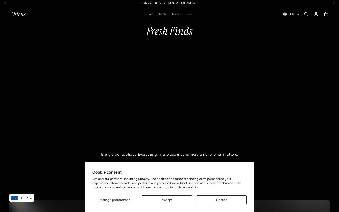 osteus.com homepage screenshot