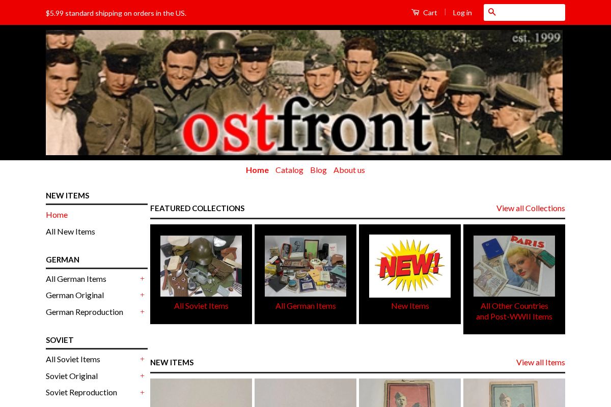ostfront.com homepage screenshot